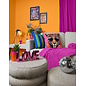 Funky Leopard Kussenhoes | 45x45 cm | Katoen/Polyester