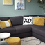 Sierkussen XO White | 45 x 45 cm | Katoen/Polyester