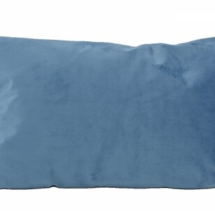 Velvet Blauw Kussenhoes | 30x50 cm | Polyester