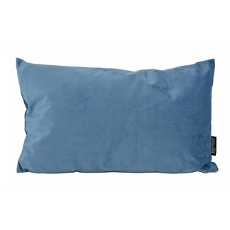 Gek op kussens! Velvet Blauw Kussenhoes | 30x50 cm | Polyester