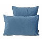 Velvet Blauw Kussenhoes | 30x50 cm | Polyester