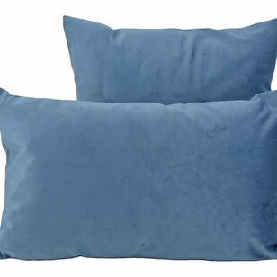 Sierkussen Velvet Blauw Long | 30 x 50 cm | Velvet/Polyester