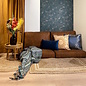 Velvet Dunkelblau Kissenbezug | 30x50 cm | Polyester