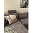 Sierkussen Flo Gold Velvet Grijs | 45 x 45 cm | Polyester