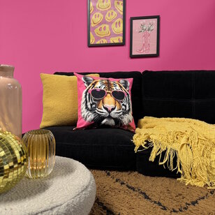 Funky Tiger Kissenbezug | 45x45 cm | Baumwolle/Polyester