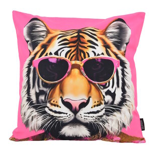 Funky Tiger Kussenhoes | 45x45 cm | Katoen/Polyester