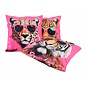 Sierkussen Funky Tiger | 45 x 45 cm | Katoen/Polyester