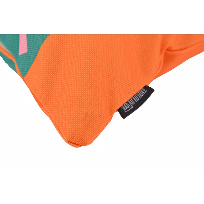 Orange Tiger Kussenhoes | 45x45 cm | Katoen/Linnen