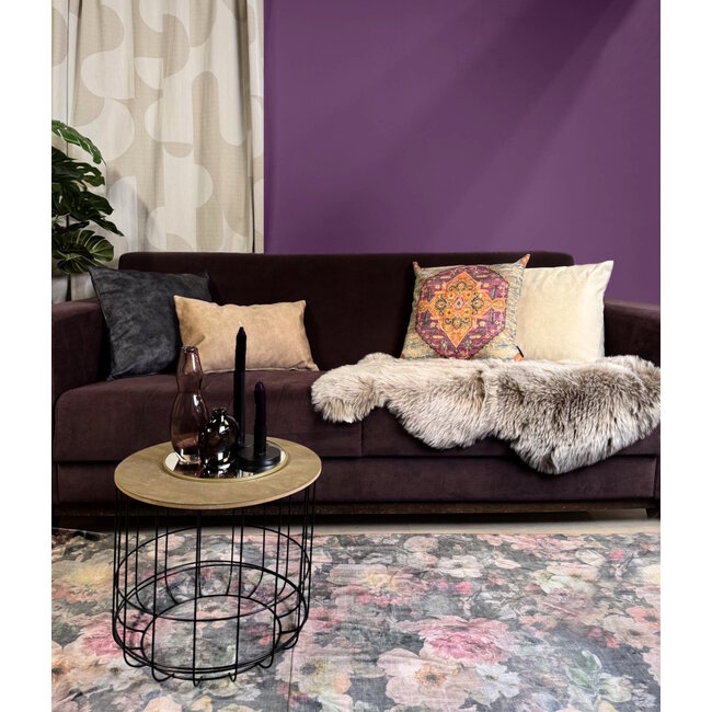 Sierkussen Olivia Grijs | 45 x 45 cm | Polyester