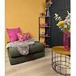 Sierkussen Cuir Fuchsia | 45 x 45 cm | PVC / PU Leder