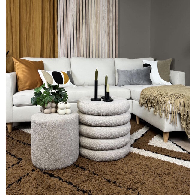 Kilkea Oranje/Goud | 45 x 45 cm | Kussenhoes | Polyester