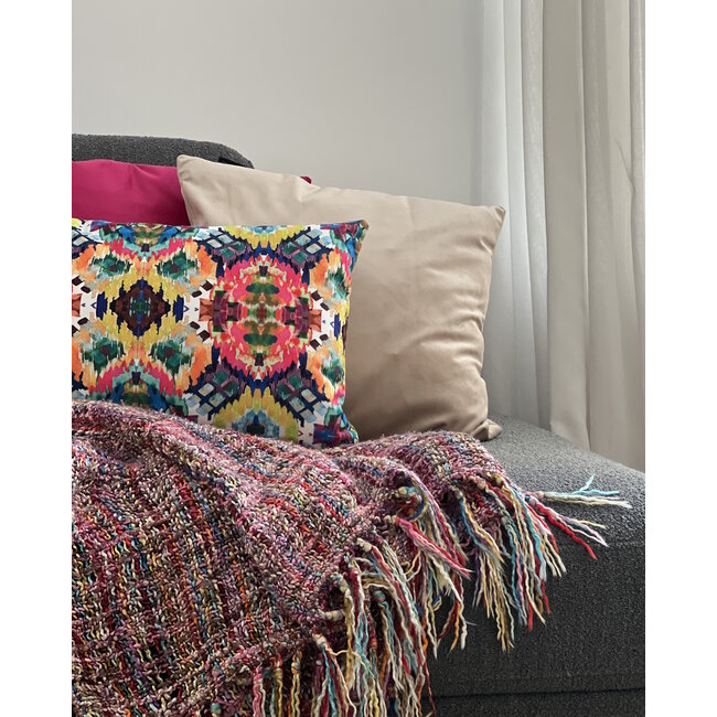 Velvet Beige Kussenhoes | 45x45 cm | Polyester