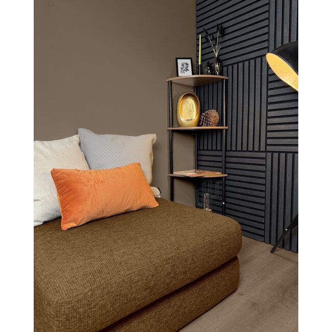 Embossed Cream | 45 x 45 cm | Kussenhoes | PU Leder