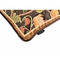 Velvet Iris Bird Kissenbezug | 45x45 cm | Samt/Polyester