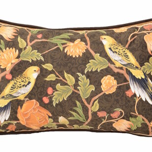Velvet Iris Bird Kussenhoes | 30x50 cm | Velvet/Polyester