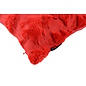 Furry XMAS Tree Rood Kussenhoes | 30x50 cm | Polyester