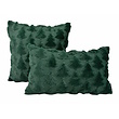 Furry XMAS Tree Groen Kussenhoes | 45x45 cm | Polyester