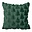 NOVÉE Sierkussen Furry XMAS Tree Groen | 45 x 45 cm | Polyester