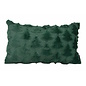 Furry XMAS Tree Groen Kussenhoes | 30x50 cm | Polyester