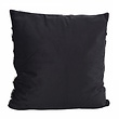 Mare Plush Zwart Kussenhoes | 45x45 cm | Polyester