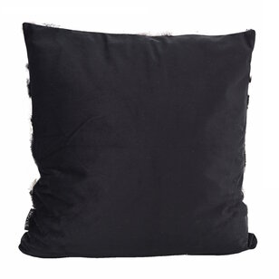 Mare Plush Zwart Kussenhoes | 45x45 cm | Polyester