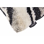 Mare Plush Zwart Kussenhoes | 45x45 cm | Polyester