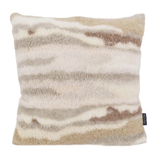 NOVÉE Mare Plush Beige Kissenbezug | 45x45 cm | Polyester