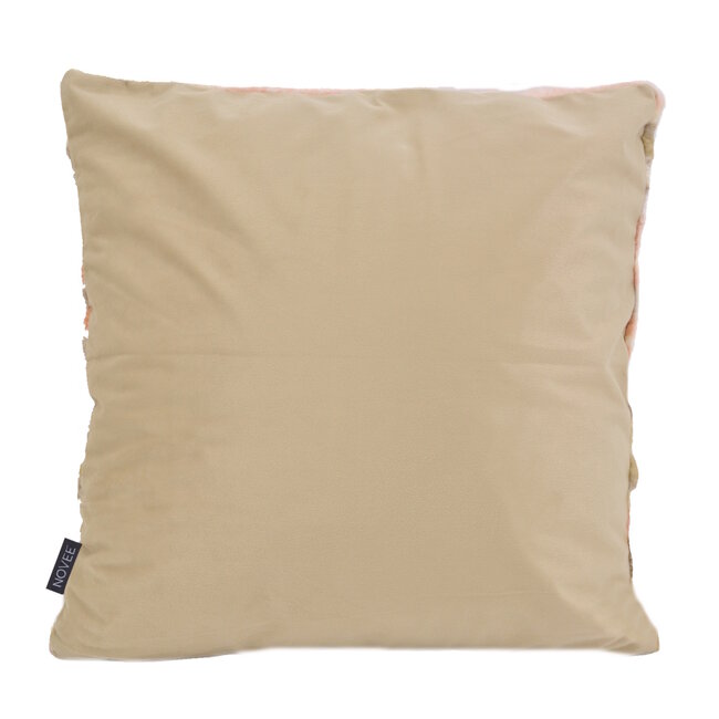 Mare Plush Rosa Kissenbezug | 45x45 cm | Polyester