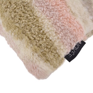 Mare Plush Roze Kussenhoes | 45x45 cm | Polyester