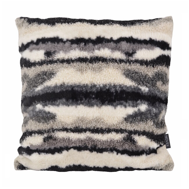 Sierkussen Mare Plush Zwart | 45 x 45 cm | Polyester