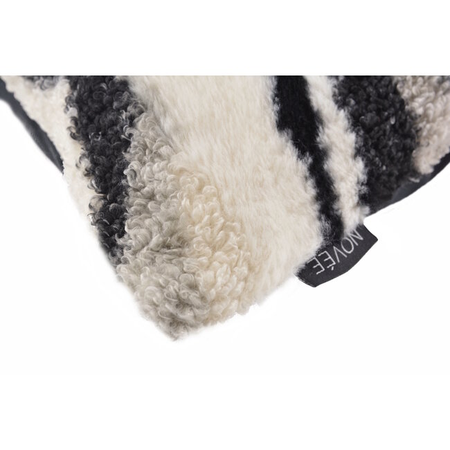 Sierkussen Mare Plush Zwart | 45 x 45 cm | Polyester