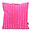 NOVÉE Rosie Rib Roze Kussenhoes | 45x45 cm | Polyester