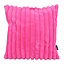 NOVÉE Rosie Rib Roze Kussenhoes | 45x45 cm | Polyester
