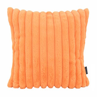 NOVÉE Rosie Rib Oranje Kussenhoes | 45x45 cm | Polyester