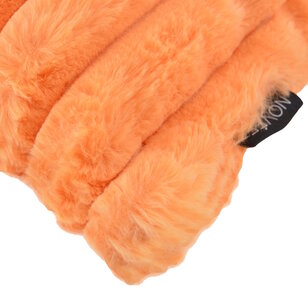 Rosie Rib Oranje Kussenhoes | 45x45 cm | Polyester