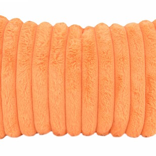 Rosie Rib Oranje Kussenhoes | 30x50 cm | Polyester