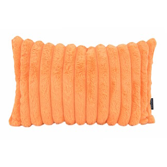 NOVÉE Rosie Rib Orange Kissenbezug | 30x50 cm | Polyester