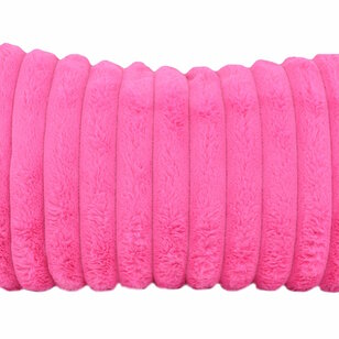 Rosie Rib Roze Kussenhoes | 30x50 cm | Polyester