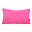 NOVÉE Rosie Rib Roze Kussenhoes | 30x50 cm | Polyester