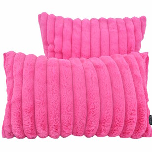 Rosie Rib Roze Kussenhoes | 30x50 cm | Polyester