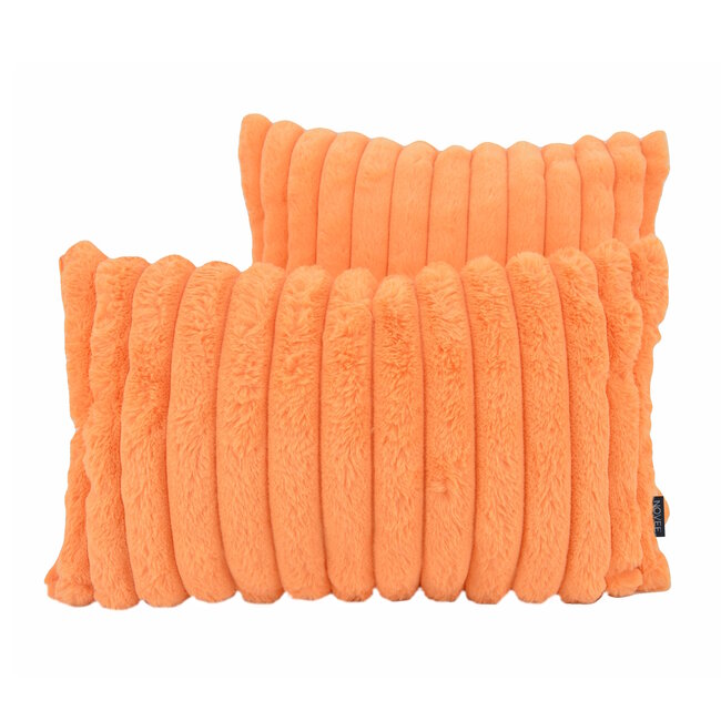 Rosie Rib Oranje | 45 x 45 cm | Kussenhoes | Polyester