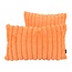 Rosie Rib Orange Kissenbezug | 45x45 cm | Polyester