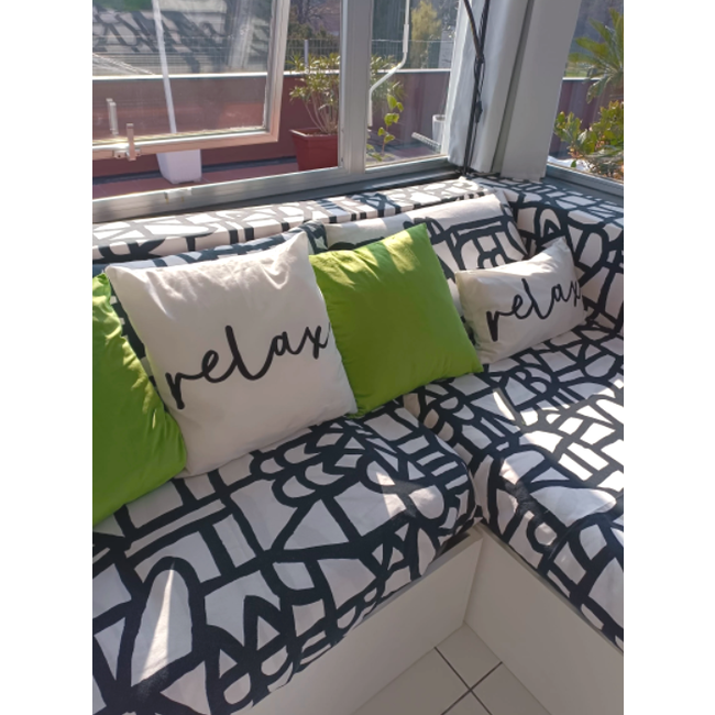 Jax Lime - Outdoor Kissenbezug | 45x45 cm | PU - Leder