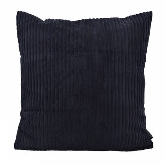 NOVÉE Corduroy Schwarz Kissenbezug | 45x45 cm | Polyester