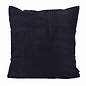 Corduroy Zwart Kussenhoes | 45x45 cm | Polyester