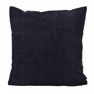 Sierkussen Corduroy Zwart | 45 x 45 cm | Polyester