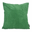 Corduroy Groen Kussenhoes | 45x45 cm | Polyester