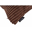 Corduroy Donkerbruin Kussenhoes | 45x45 cm | Polyester