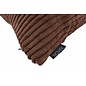 Corduroy Donkerbruin Kussenhoes | 45x45 cm | Polyester