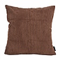 Sierkussen Corduroy Donkerbruin | 45 x 45 cm | Polyester